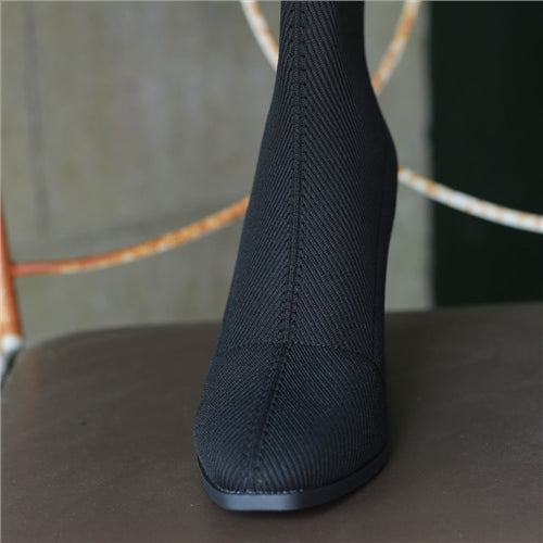 Black sock boots ireland best sale