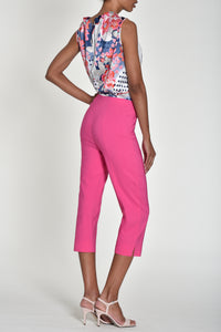 ROBELL : Marie Crop Trousers - Pink