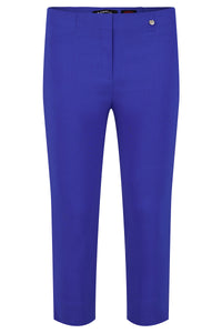 ROBELL :  Slim Fit Trousers - Blue