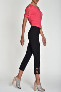 ROBELL : Lena 09 Ankle Trousers - Black