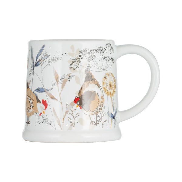 PRICE & KENSINGTON : Country Hens Footed Mug 385ml