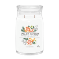 YANKEE CANDLE White Spruce & Grapefruit Large Jar Candle 567g