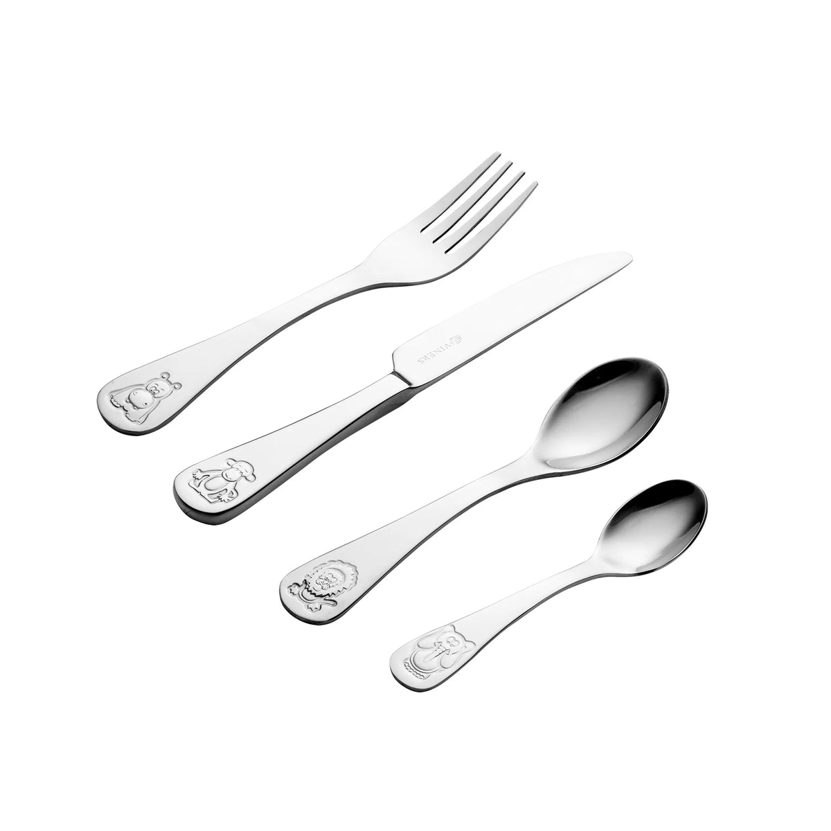 VINERS : Jungle 4 Piece Kids Cutlery Set Giftbox