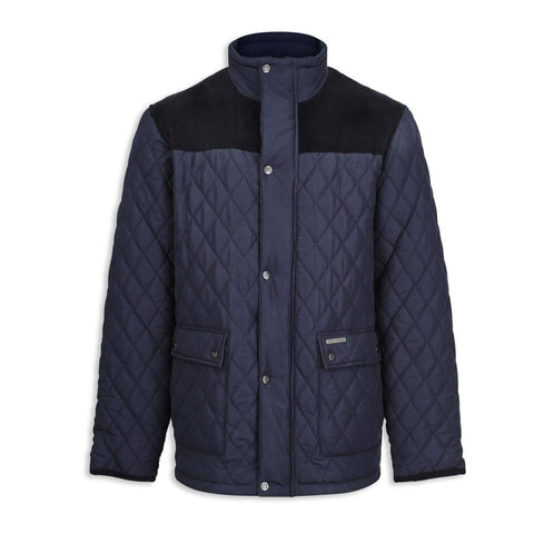 COUNTRY ESTATE Men's Lewis Quilted Jacket - Navy