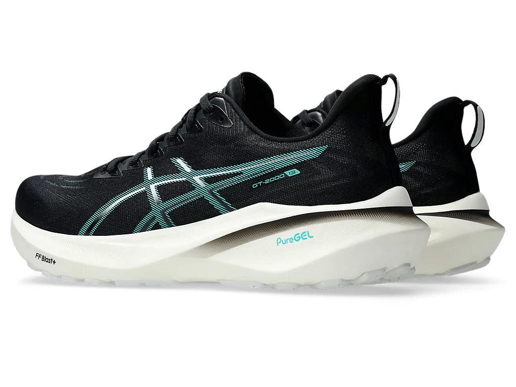 ASICS : GT-2000 13 Men's Running Shoe - Black Teal