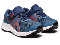 ASICS : Boy's Contend 8 PS Running Shoe - Blue