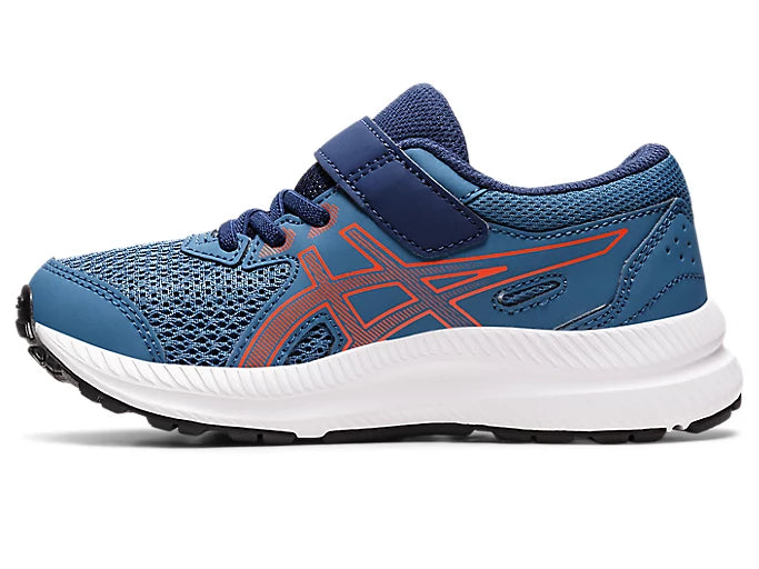 ASICS : Boy's Contend 8 PS Running Shoe - Blue