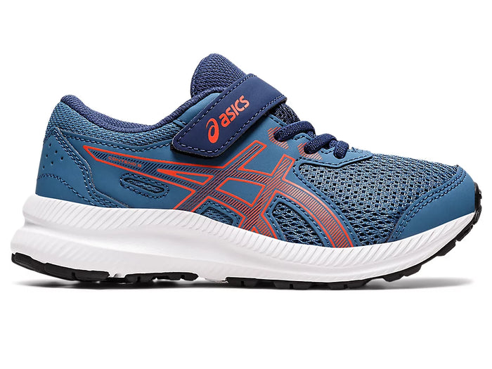 ASICS : Boy's Contend 8 PS Running Shoe - Blue