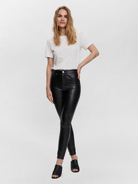 VERO MODA : Augusta HR PU Skinny Pants