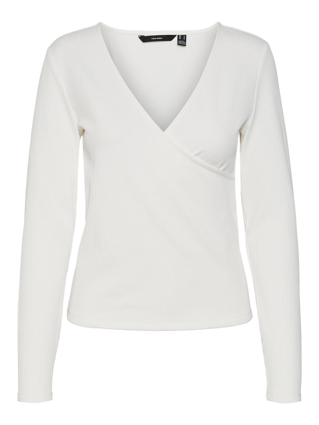 VERO MODA : Riva Fake Wrap Top - White