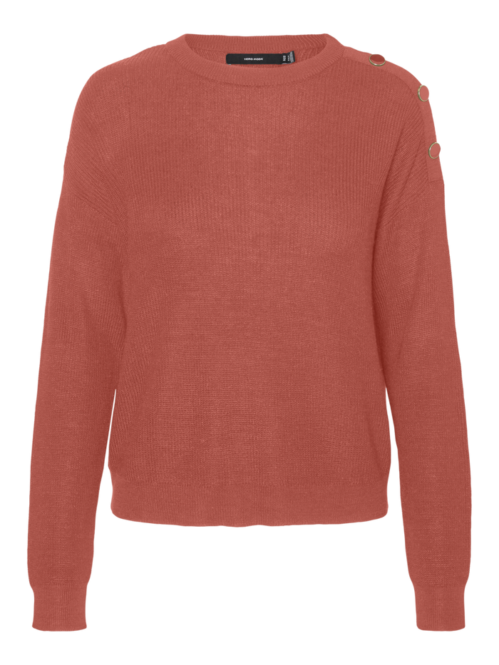 VERO MODA : Newlexsun Long Sleeve - Burnt Sienna