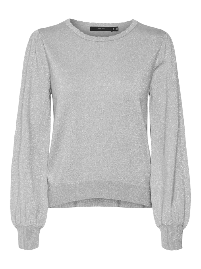 VERO MODA Happy Shine Jumper - Silver