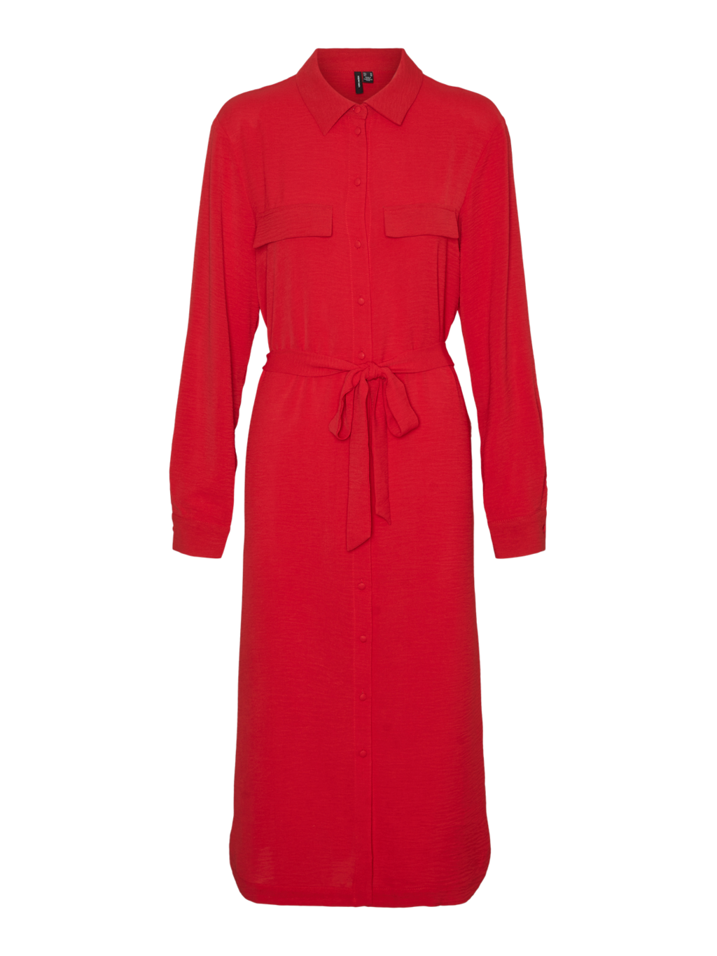 VERO MODA Alva Shirt Dress - Red