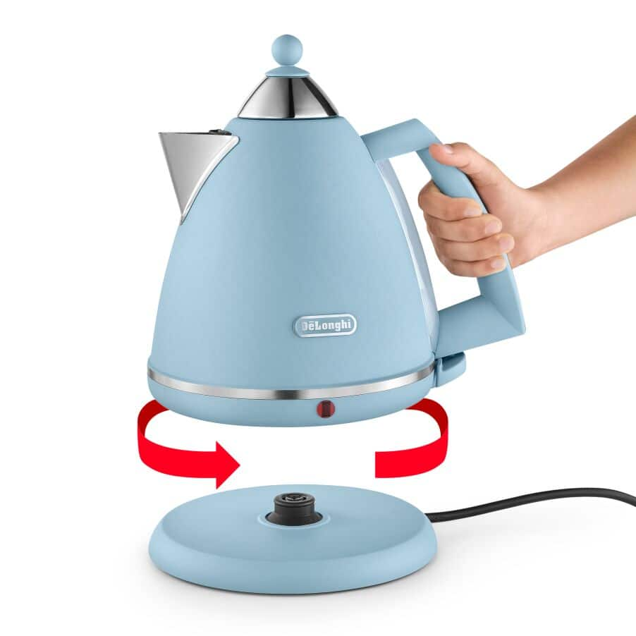 DeLONGHI : Argento Flora Kettle - Blue