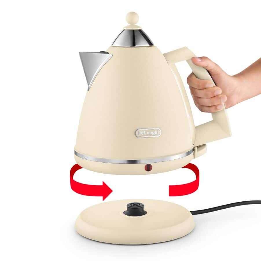 DeLONGHI : Argento Flora Kettle - Beige