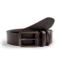 WRANGLER : Slim Belt - Brown