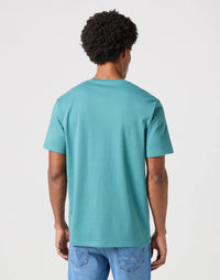 WRANGLER : Sign Off T-Shirt - Hydro