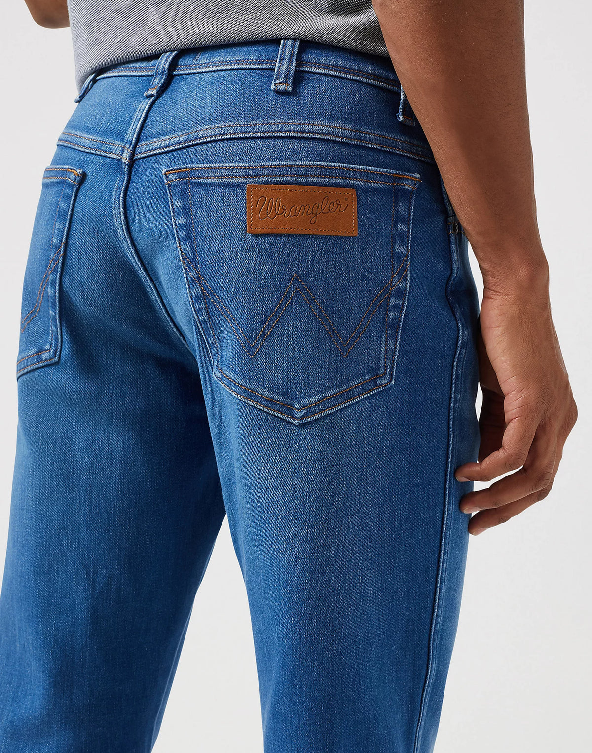 WRANGLER : Texas Medium Stretch Jeans - Rustic Blue