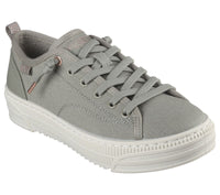 SKECHERS : Women's BOBS Copa Canvas Trainers - Olive