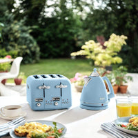 DeLONGHI : Argento Flora 4 Slice Toaster - Blue