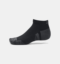 UNDER AMOUR : Performance Tech 3-Pack Low Cut Socks - Black