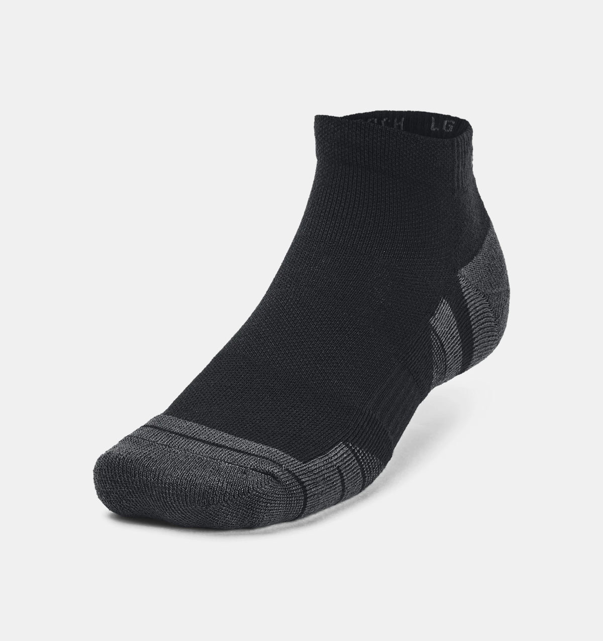 UNDER AMOUR : Performance Tech 3-Pack Low Cut Socks - Black