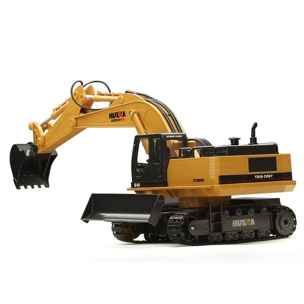 s-idee®RC excavator 11 channel 1:16 with 2.4 GHz swiveling shovel light sound