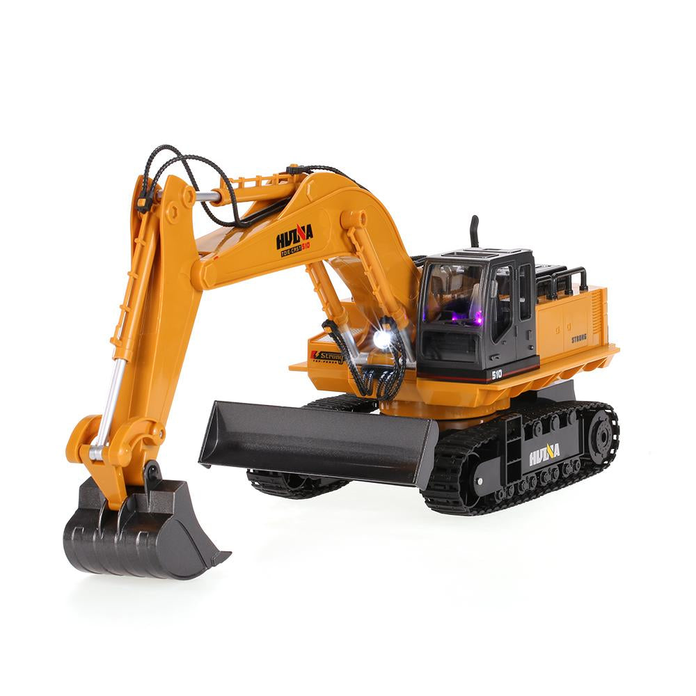 s-idee®RC excavator 11 channel 1:16 with 2.4 GHz swiveling shovel light sound