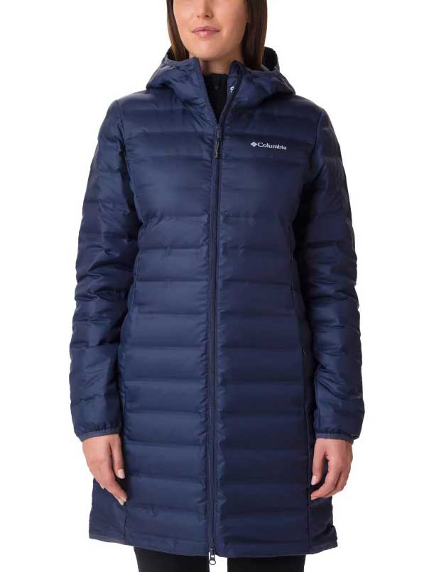 COLUMBIA Women's Lake 22™ II Down Long Hooded Jacket - Navy