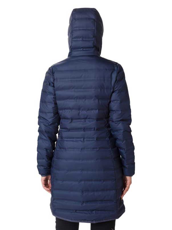 COLUMBIA Women's Lake 22™ II Down Long Hooded Jacket - Navy