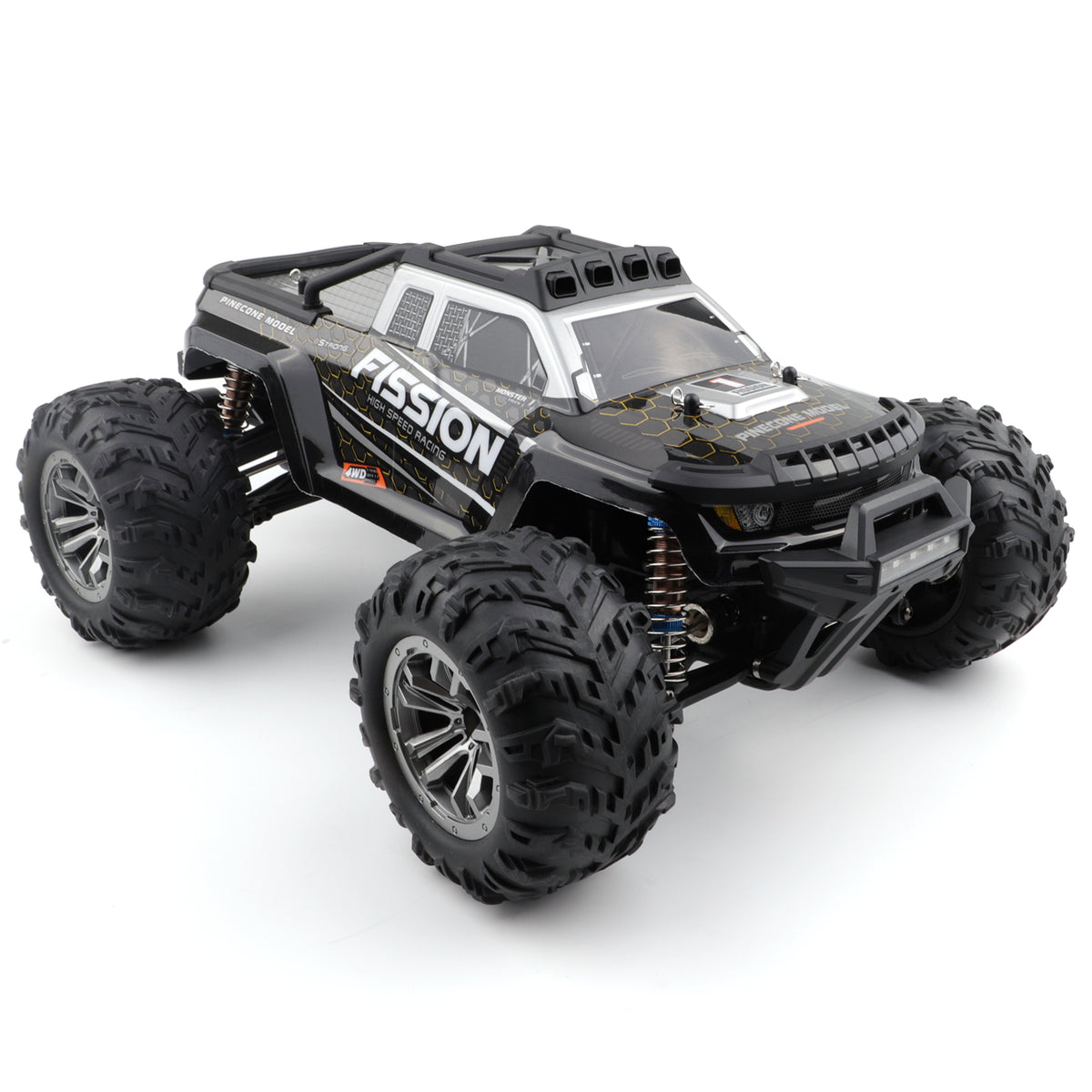 s-idee® Black RC Monster Truck 1:12 2.4GHZ 40Km/h Brushed