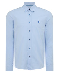 REMUS UOMO Slim Fit Long Sleeve Shirt - Sky Blue