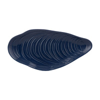 MASON CASH : Nautical Large Shell Serving Platter - Navy