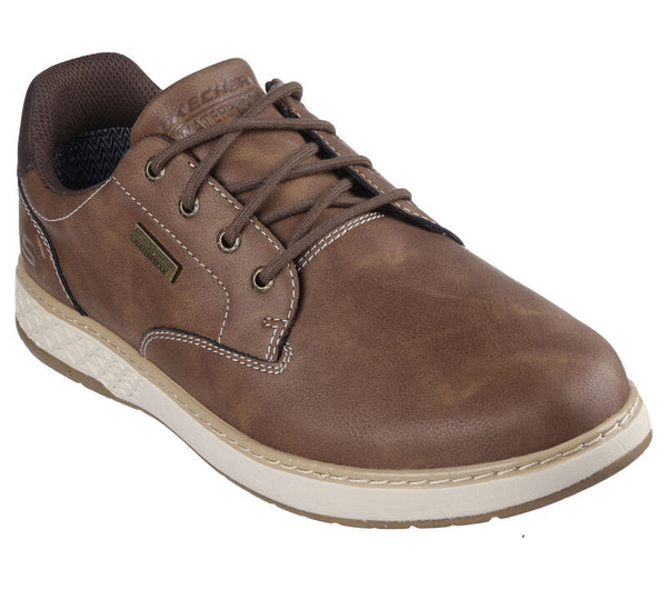 SKECHERS Relaxed Fit: Garlan - Pryor Men's Shoes - Brown