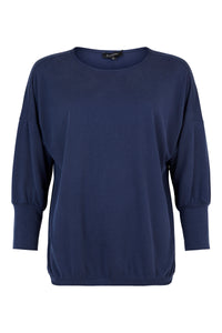 SUNDAY : Long Sleeve Top - Navy