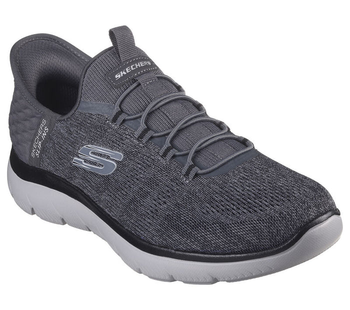 SKECHERS : Slip-ins: Summits - Key Pace - Charcoal