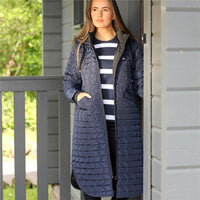 RELAX & RENEW : Alexia Padded Jacket - Navy