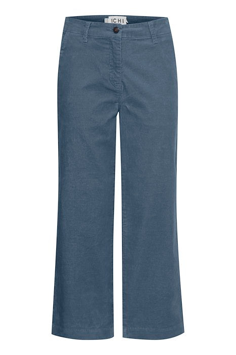 ICHI Cordano Culotte Trousers - Blue