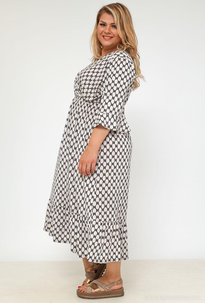 COPE CLOTHING : Curve Collection Printed Dress