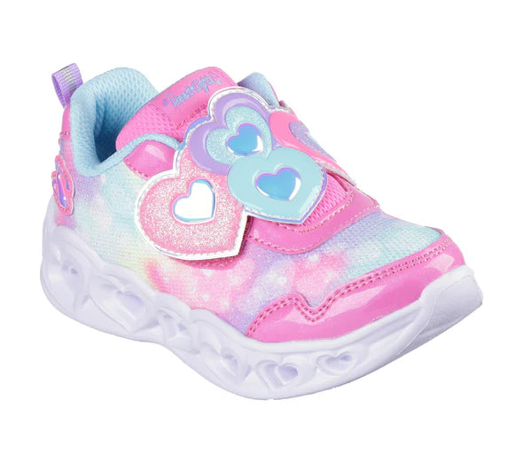 SKECHERS : Heart Lights - Lovin Reflection Girl's Trainers