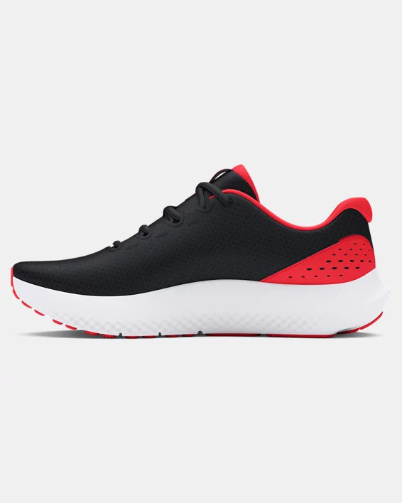 UNDER ARMOUR : Women's Surge 4 Running Shoes - Black/Red