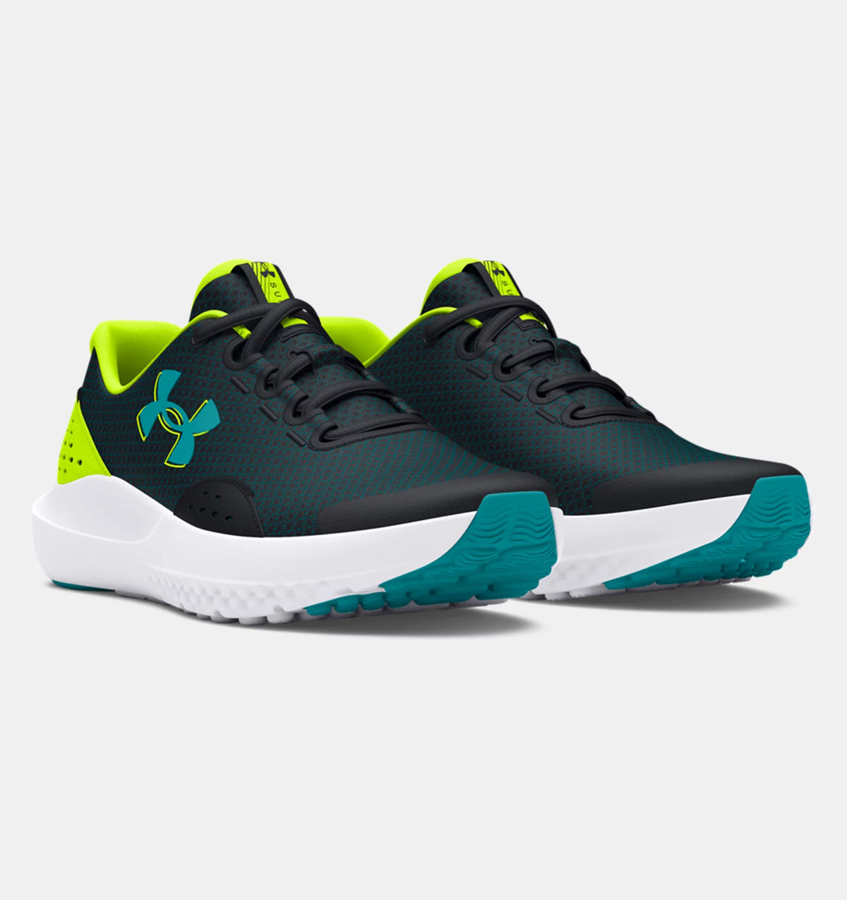 UNDER ARMOUR : Boys' Grade School UA Surge 4 Running Shoes - Green