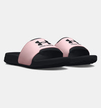 UNDER ARMOUR : Girls' Ignite Select Slides - Pink