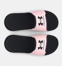 UNDER ARMOUR : Girls' Ignite Select Slides - Pink