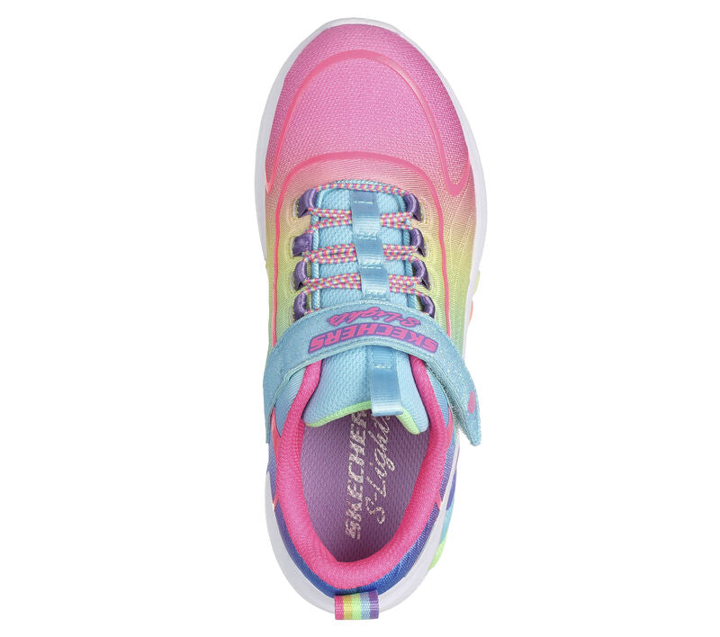 SKECHERS : Light Ups Girls Rainbow Cruisers Runners