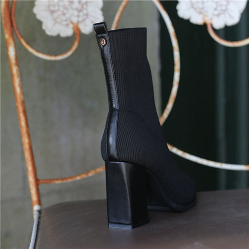 RANT & RAVE : Hallie Sock Boot - Black