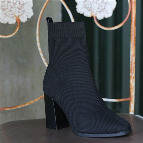 RANT & RAVE : Hallie Sock Boot - Black