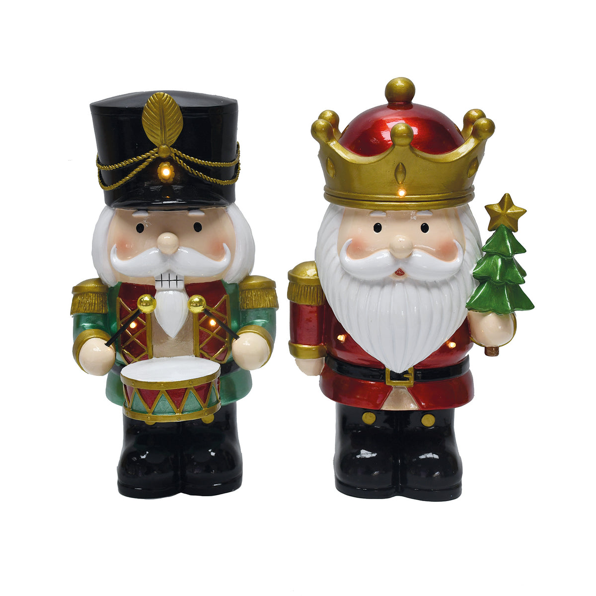 STRAITS Christmas LED King/Drummer 26cm - 1Pc