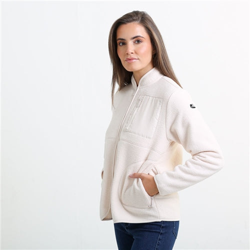 RELAX & RENEW : Catherine Zip Through - Cream