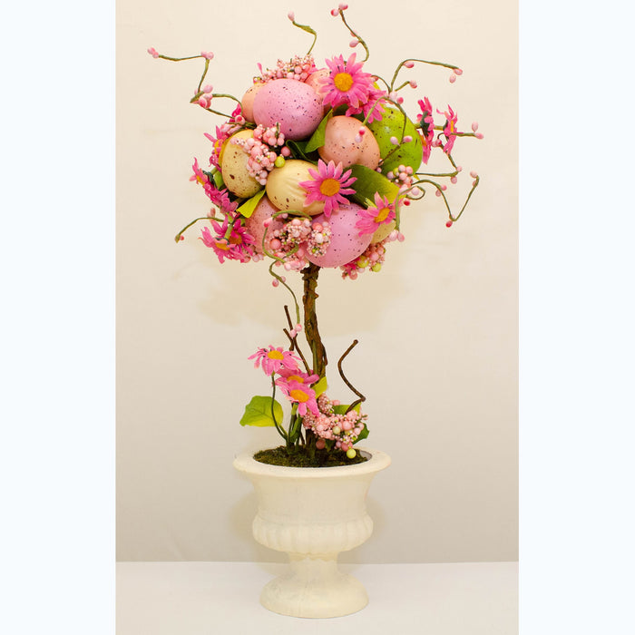 ENCHANTE : Pink Blossom Topiary Tree 38cm